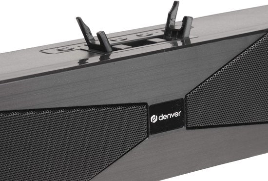 Barre de son Denver avec Bluetooth - support pour téléphone et éclairage intégré - DSB1011