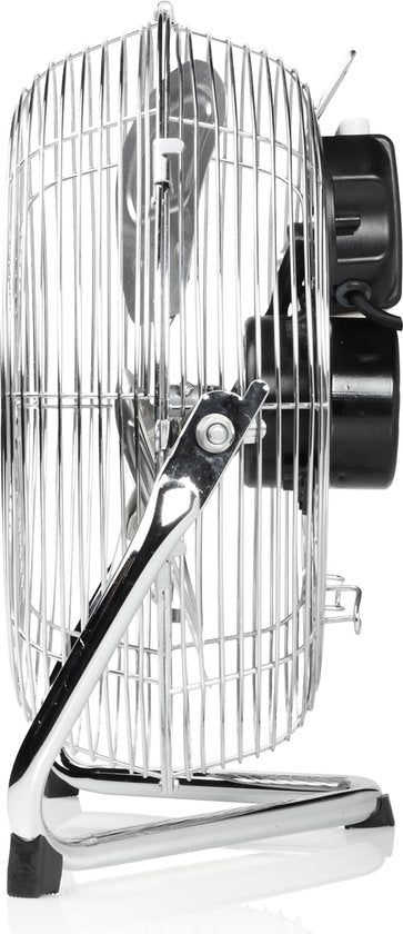 Ventilateur de sol Tristar 30 cm – 3 vitesses – Ventilateur de table – Inclinaison à 130° – Métal – VE-5933
