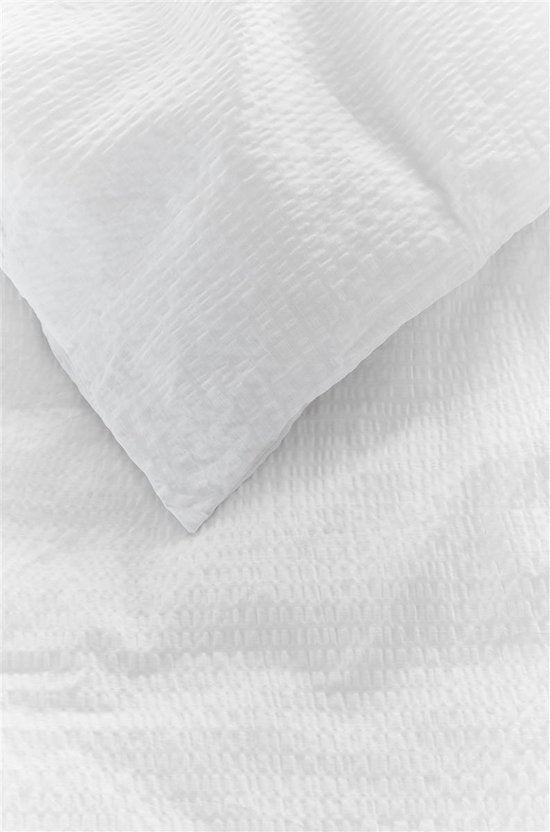 Beddinghouse Wave housse de couette - Plain - Lits-Jumeaux - 240x200/220 - White
