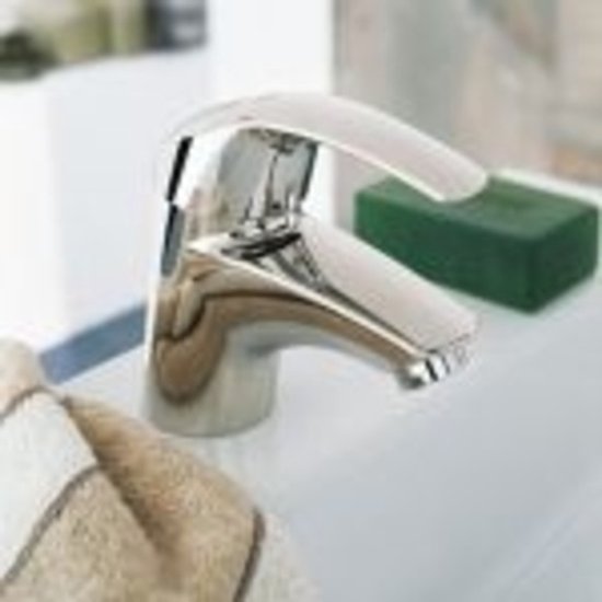 Robinet de lavabo GROHE Eurosmart New - Bec bas - Avec chaîne d'arrêt - Chromé