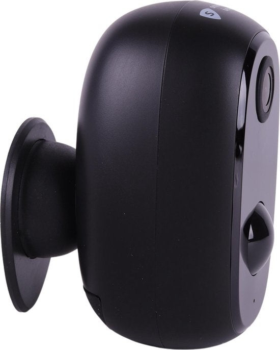 Caméra de sécurité extérieure sans fil sur batterie - avec application wifi & vision nocturne, carte sd et support - Smart Home Security