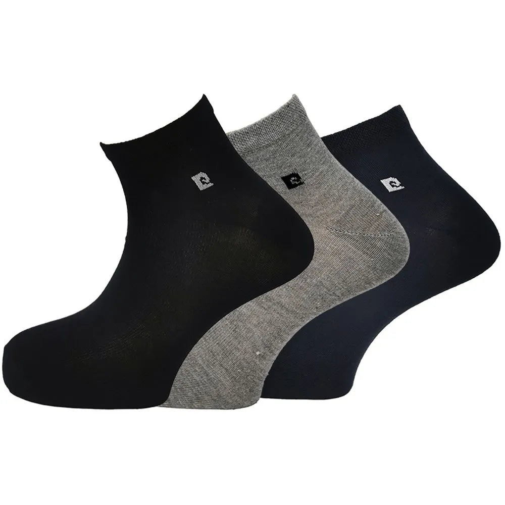 Chaussettes mi-hautes Pierre Cardin - Unisexe - Coton doux - Respirantes - Coupe confortable