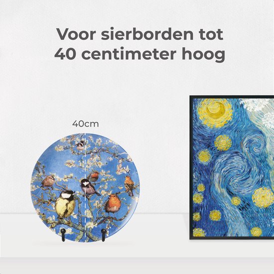 Luft - Porte-affiches - Lot de 2 - Présentoir - Noir - Support - Enseignes décoratives - Livres - Cintre - Enseignes - Support - Meuble de cuisine