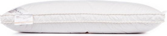 Oreiller Heckettlane - Oreiller carré garni de plumes et de duvet - Oreiller rafraîchissant - 60 x 70 cm - Pour les personnes dormant sur le dos, sur le côté ou sur le ventre - 1 pièce