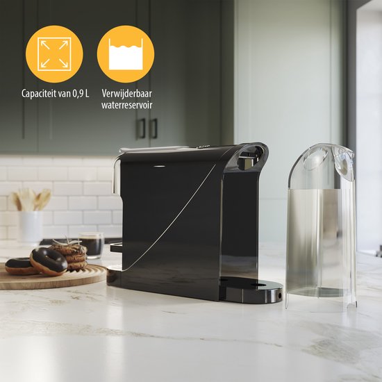 Tristar CM-2302 - Machine à café à dosettes - Compatible Nespresso - 0,8 L - 1 400 W - Compacte et facile à utiliser
