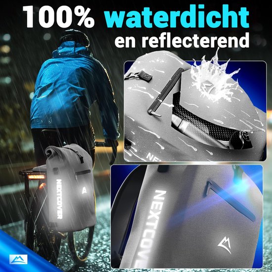 Nextcover 3in1 Pannier bag - sac à dos et sac à bandoulière étanche 25L - sans PVC