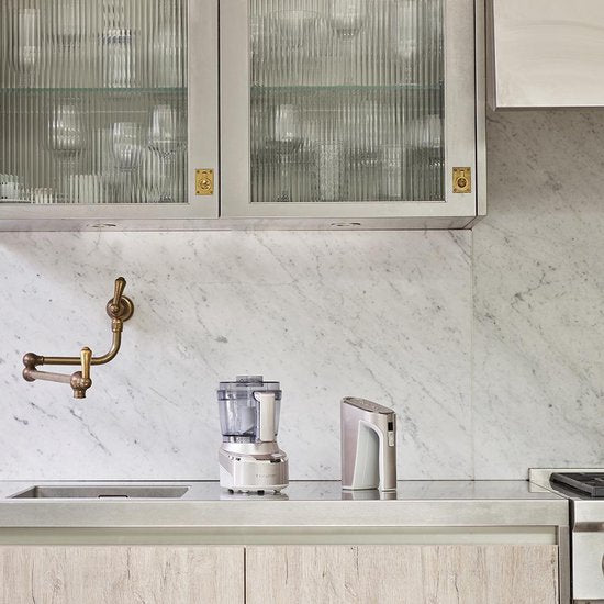 Cuisinart Mini Prep Pro Robot de cuisine sans fil RMC100E - Mini robot de cuisine - 350W - 900ml - Perle givrée