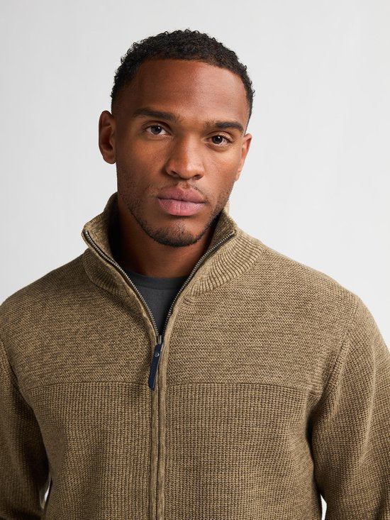 Petrol Industries - Gilet en maille pour homme Bristol - Marron - Taille XXXL