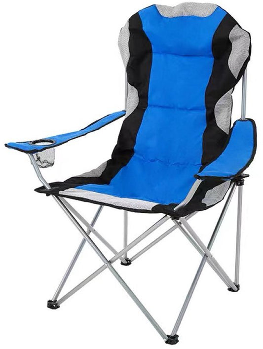 DMV - chaise de camping - chaise pliante - chaise de camping pliable - chaise de camping - chaises de camping - chaise de camping pliable - pliable - porte-gobelet - bleu