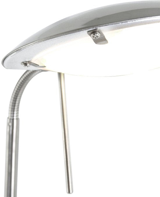 Lampe de table en acier Biron 1315ST - Inclinable et réglable - Design moderne - Mexlite - Cordon de 194 cm inclus - Hauteur : 25 à 46 cm