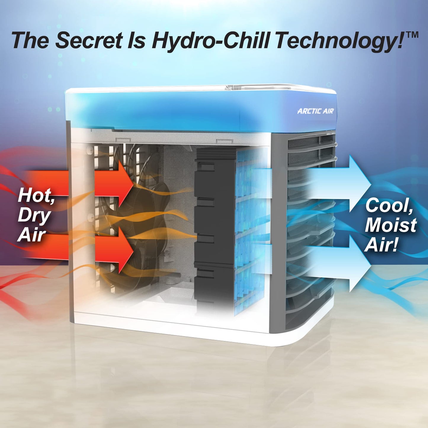 Climatiseur Arctic Air Pure Chill - 3 vitesses - Portable