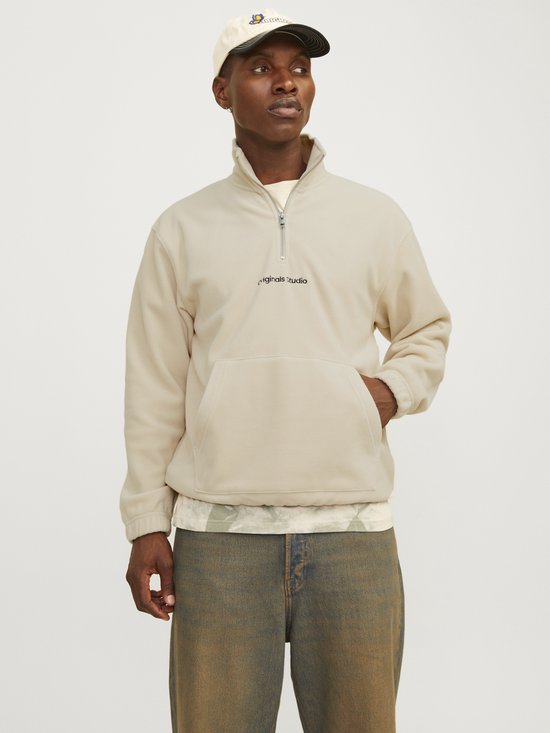 JACK&JONES - JORVESTERBRO POLAIRE AVEC FERMETURE ÉCLAIR SUR UN QUART DE LA LONGUEUR - Homme - Pulls