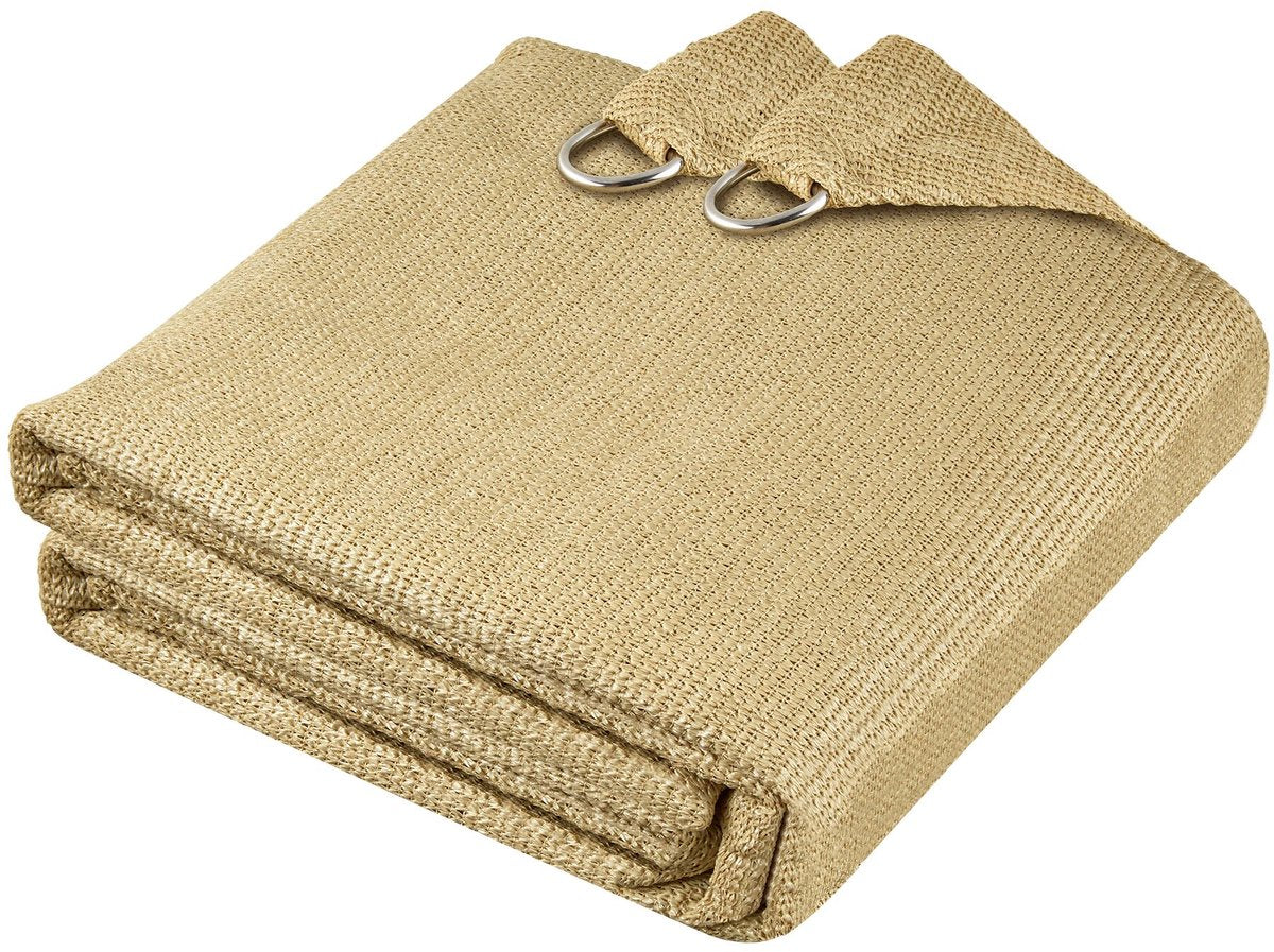 tectake Toile d'ombrage rectangulaire Sunny - 2 x 3 m - Couleur sable