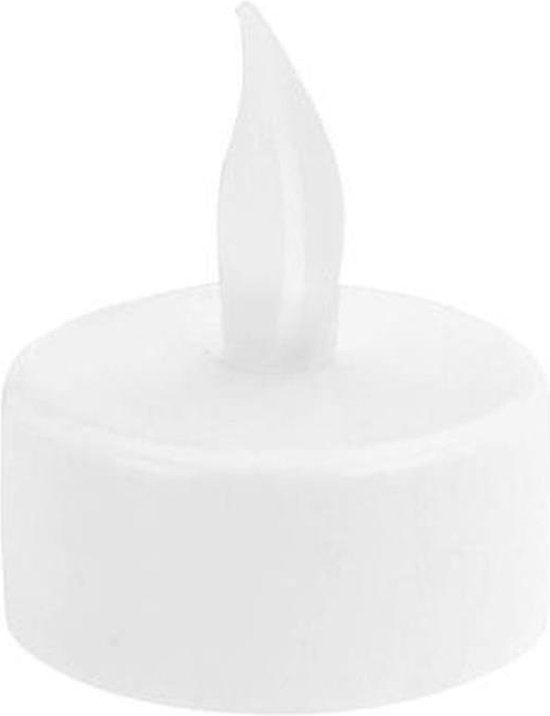 Bougies chauffe-plat LED - Boîte de 24 pièces - avec pile et minuterie