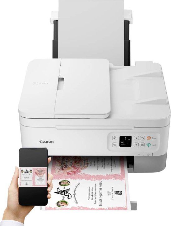 Canon PIXMA TS7451i - Imprimante jet d'encre tout-en-un - Blanche