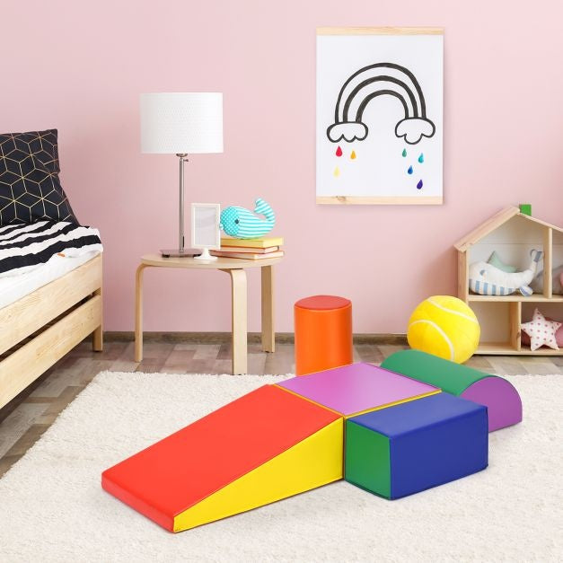 Coast Crawl and Climb Foam Play Set Colourful Fun Foam Play Set 5-piece Lightweight Interactive Set Colourful