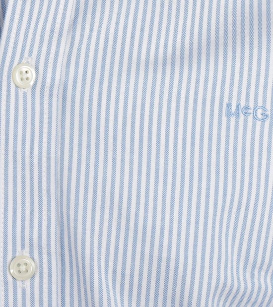 Chemise McGregor Oxford Stripe Light Blue - Taille XL - Hommes - Chemises Casual