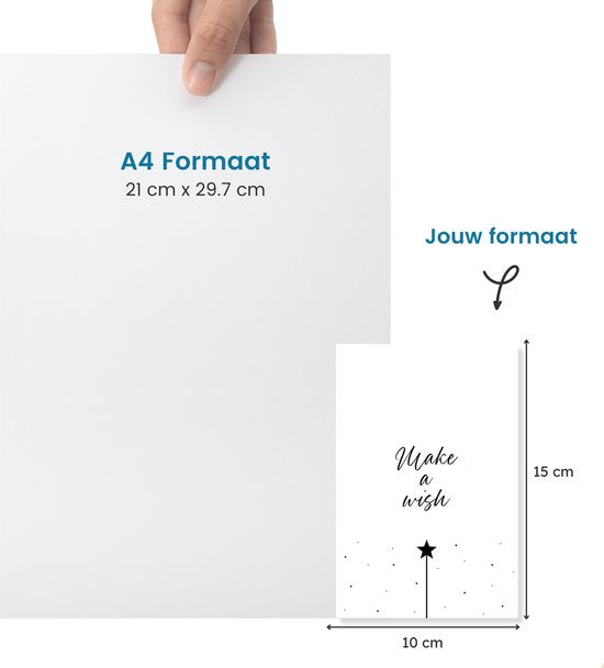 Partizzle - Lot de 36 cartes de vœux fleurs sèches - 15 x 10 cm & motif aquarelle - avec enveloppes kraft et intérieur vierge - pour mariage et félicitations - papier FSC multicolore