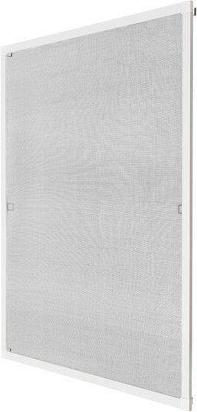 tectake - Insert fenêtre moustiquaire - 120x140 cm - Blanc - 401206
