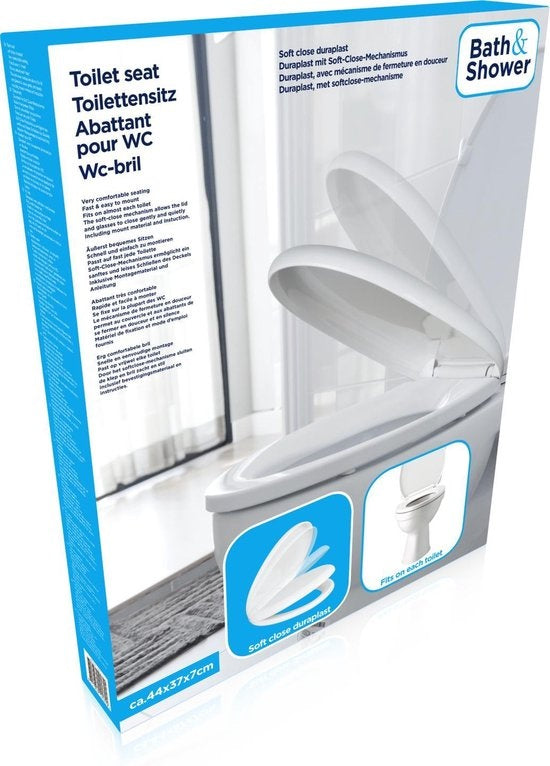 Siège de toilette Bath & Shower - Soft Close - White