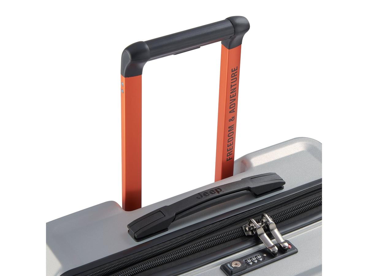 Valise Jeep Trolley - Extensible - taille L - Argent 76 cm