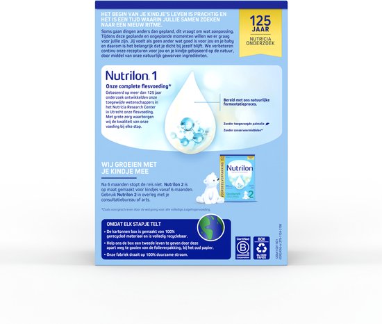 Nutrilon 1 Lait infantile complet 1,2 kg - Bébé 0 à 6 mois