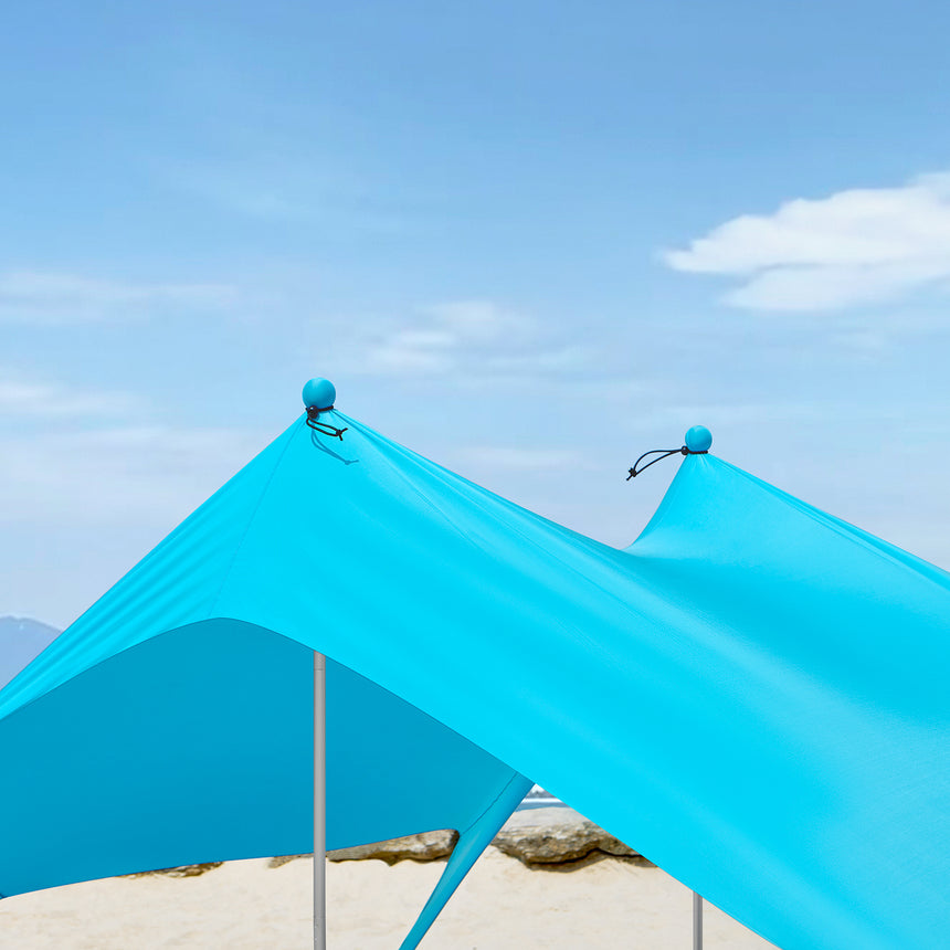 SoBuy OZT01-HB Tente de plage portable - Lycra Polyester - Anti-UV UPF 30 - Parasol de plage & Tente de plage avec sac de transport