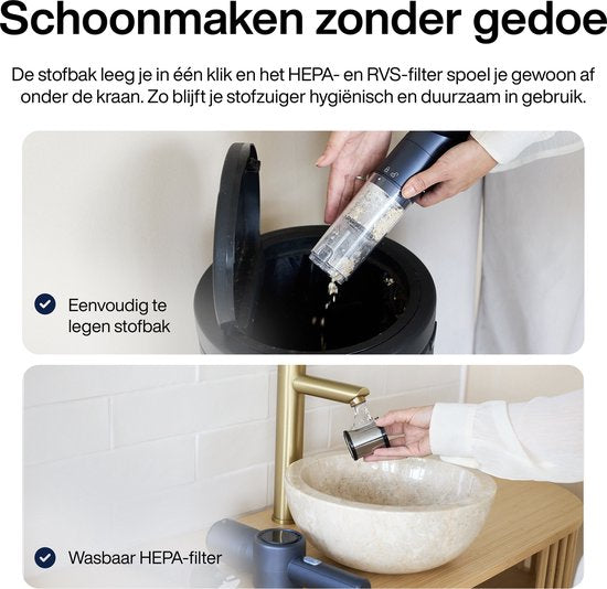 Dustbuster NanoDetect Pro 120W - Aspirateur de poussière sans fil - Aspirateur à main puissant - Sans fil - Aspirateur de voiture - Samako