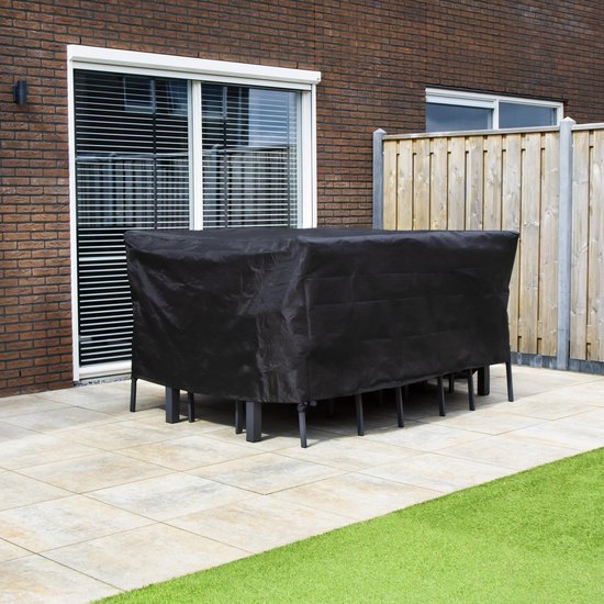 VONROC Housse Premium pour salon de jardin M - 185x150x95cm - Pour table de jardin avec 4-6 chaises