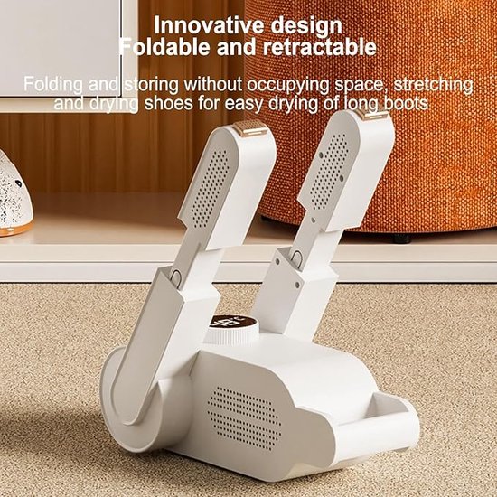 FUEGOBIRD - Sèche-chaussures - Avec minuterie - Fonction ozone/séchage - Durée réglable - Température constante de 48 °C - Sèche-chaussures - Lampe UV + charbon actif - Double protection antibactérienne - Nouvelle mise à jour en 2026