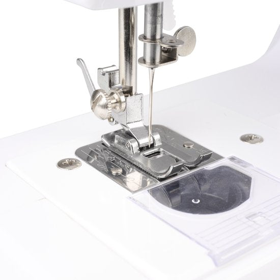 Machine à coudre Tristar SM-6003 – 14 motifs – Enfile-aiguille automatique et bras libre – Éclairage LED – Accessoires inclus – Pour débutants
