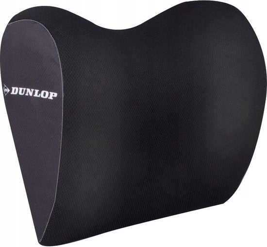 Dunlop Neck Support - Car Seat Neck Cushion - 100% Memory Foam - Universal Fit - Black