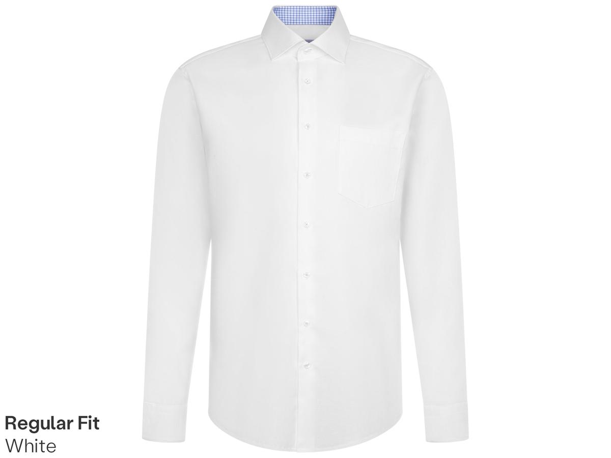 Chemise de travail Seidensticker New Kent - Coupe ajustée - taille 42 - Blanc