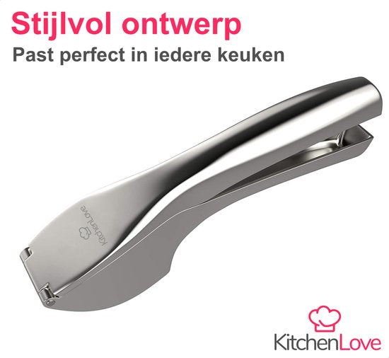 KitchenLove Presse-ail - Presse-ail - Presse-gingembre - Lavable au lave-vaisselle