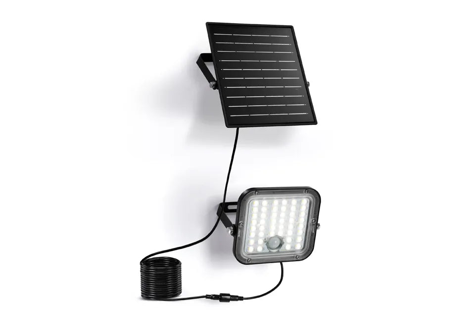 Lampe murale solaire Pioneer - 15 W - Détecteur de mouvement - 1 900 lm - IP65