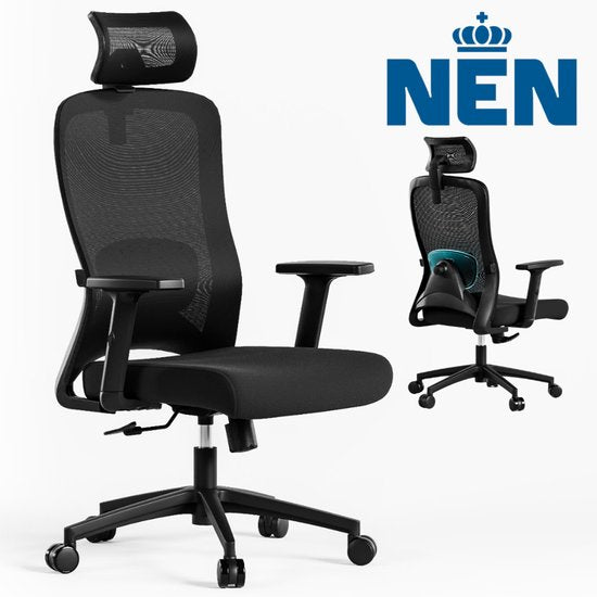 Organess® Ergonomic Office Chair - Office Gaming Chair - Chaises de bureau pour adultes - Game Gaming Chair - Max. 150 kg