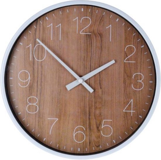 Horloge murale bambou - 25 cm - horloge murale - chambre