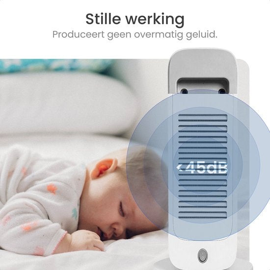 Chauffage soufflant - Gologi - avec thermostat - Chauffage électrique - Radiateur - Fonctionne avec application et commande tactile - 1500W