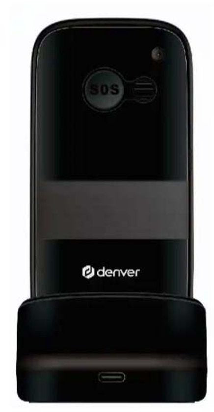 Denver Seniors Mobile Phone 4G - Grandes touches - Touche SOS - Grandir sans smartphone - Station de recharge - GSM - Full NL et FR - BAS18600L