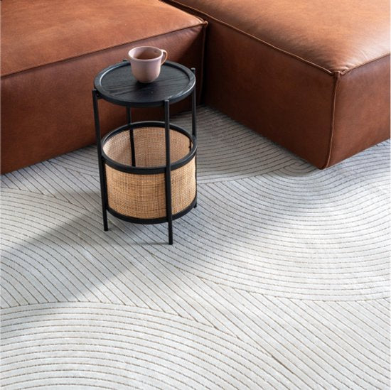 Tapis Flat de fonQ - Beige - Rectangulaire - 200 x 300 cm - Japandi