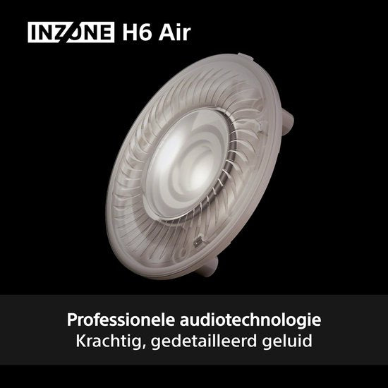 Casque Sony INZONE H6 Air filaire à arceau pour jeux vidéo, noir