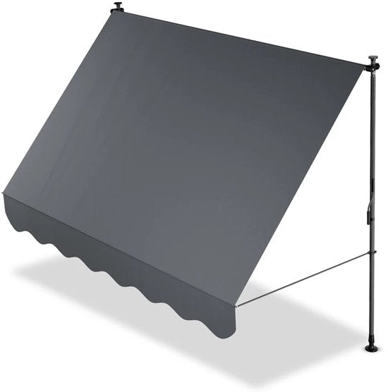 Auvent à pinces Cape Town - 250x120 cm - Gris