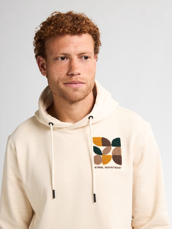 Petrol Industries - Sweat à capuche à imprimé dorsal Sparta pour homme - Jaune - Taille XL