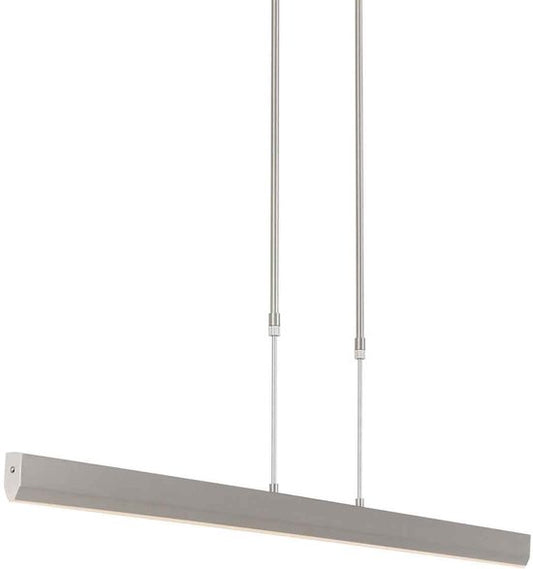 Suspension Zelena 3656ST en acier, hauteur réglable, intensité lumineuse réglable, style moderne, Steinhauer