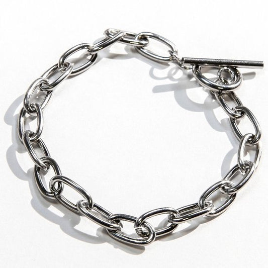Laura Ferini Ladies Bracelet Baciare Silver - Bracelet à maillons en argent - plaqué or blanc 18K - Bijoux - Accessoires - Bijoux - Bracelet pour femmes - Argent