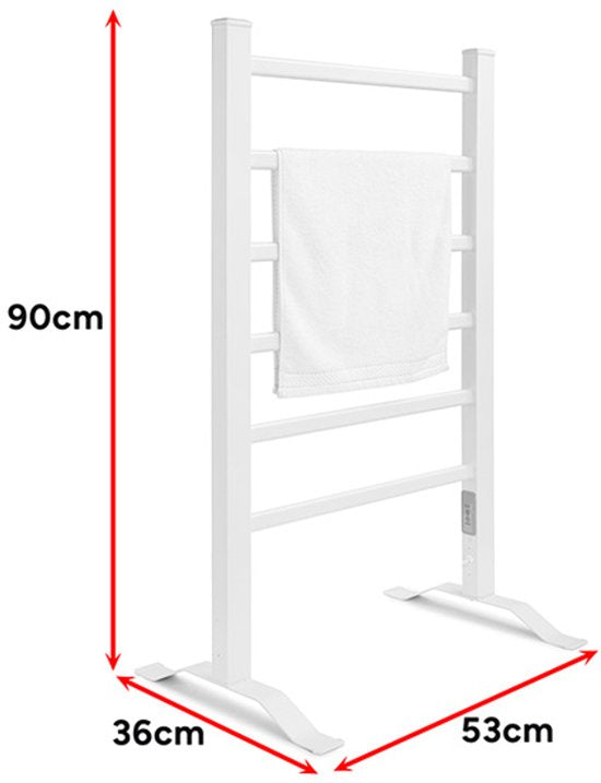 Vlectro - Radiateur sèche-serviettes électrique pour des serviettes merveilleusement chaudes (avec installation sur place GRATUITE* en option) - Noir