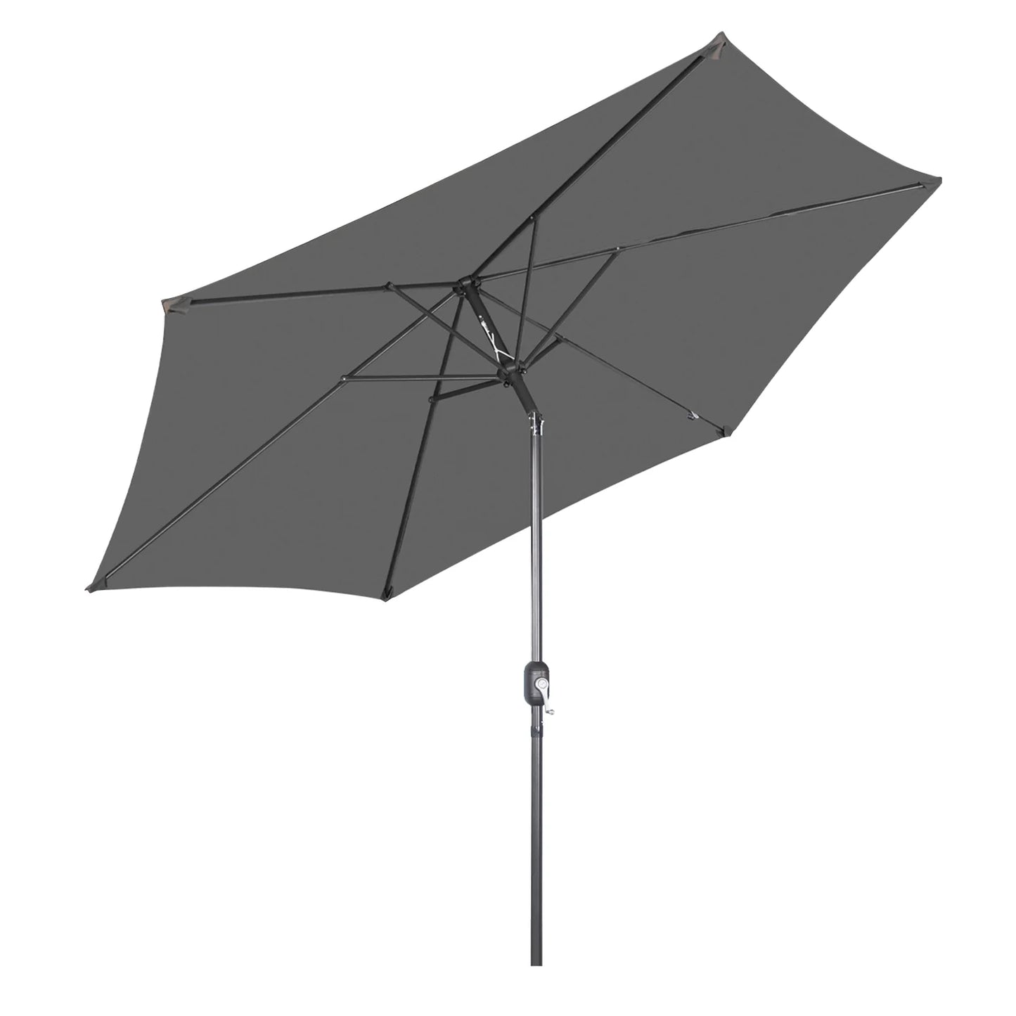 Angel Living, parasol suspendu rectangulaire de 300 cm - Parasol avec pied en croix et bras pivotant - Rouge