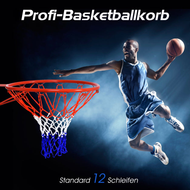 Anneau de basket Coast - Acier - Ø 45cm - Rouge-Blanc-Bleu