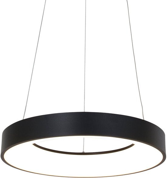 Suspension Steinhauer Ringlede - Ronde - Réglable - 48 cm - Noire