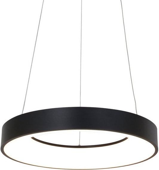 Suspension Steinhauer Ringlede - Ronde - Réglable - 48 cm - Noire